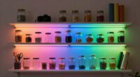 top led strips for shelves