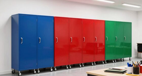 top locking craft storage cabinets