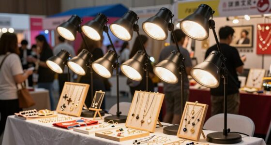 top portable craft booth lights