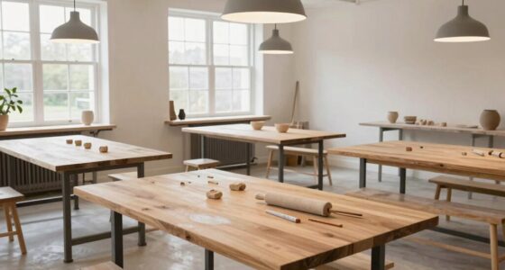 top pottery studio tables