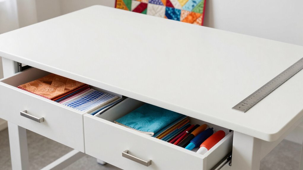top quilting tables with storage