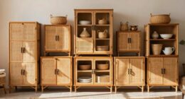 top rattan storage cabinets