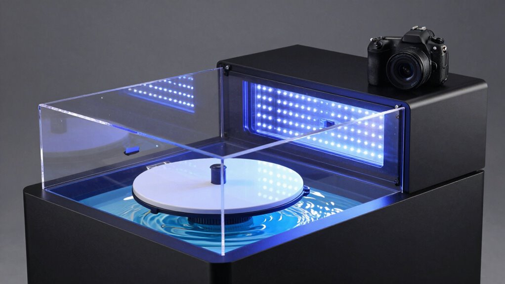 top resin wash and cure stations