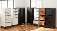 top rolling carts with drawers