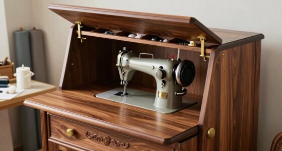 top sewing machine cabinet lift