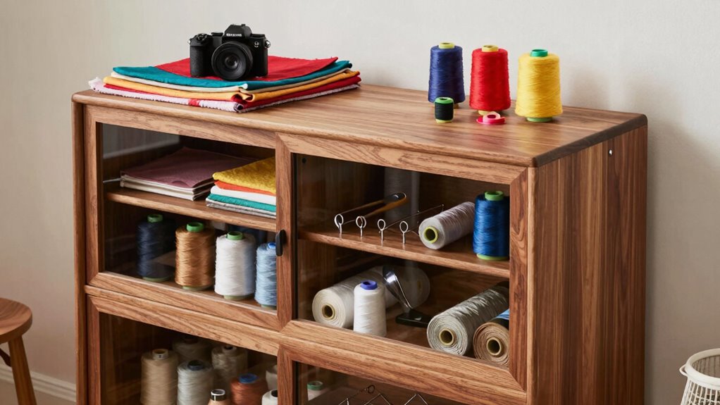 top sewing storage cabinet combos