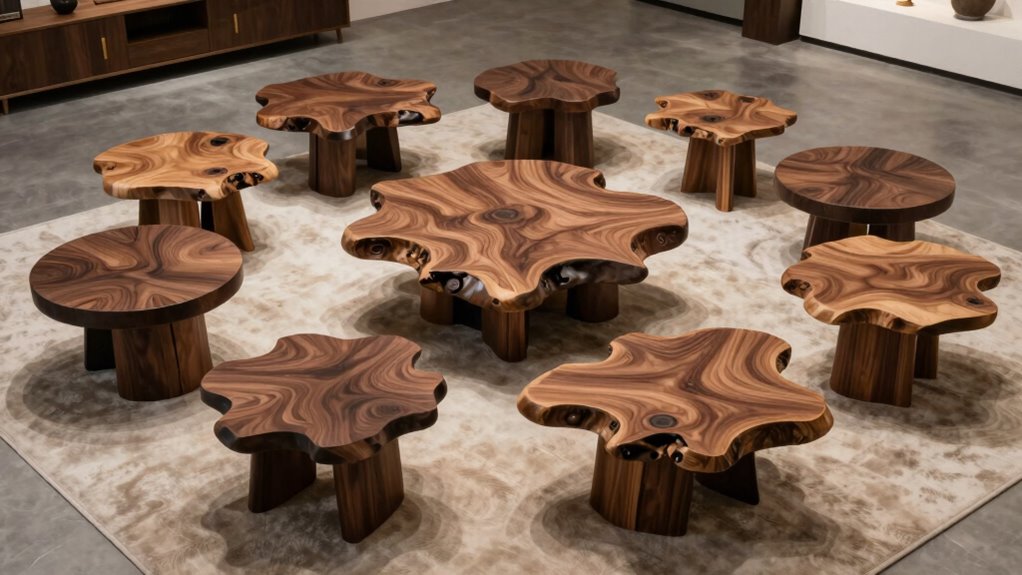 top small live edge coffee tables