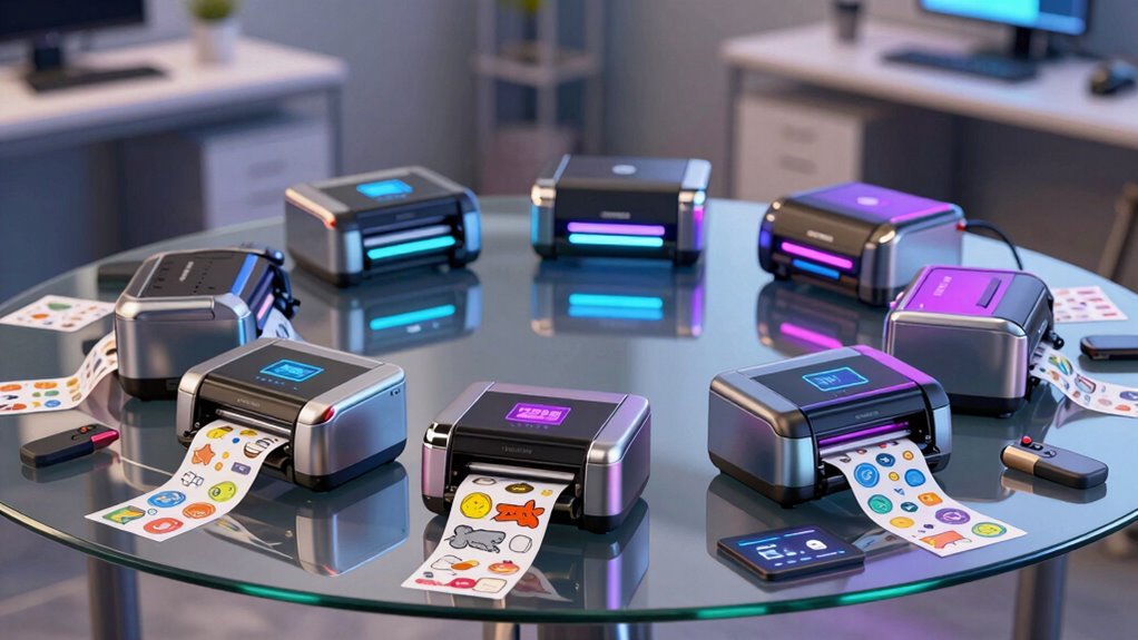 top sticker printer machines