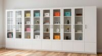 top tall adjustable storage cabinets