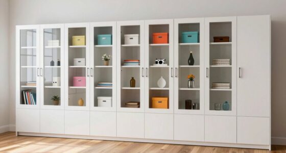 top tall adjustable storage cabinets