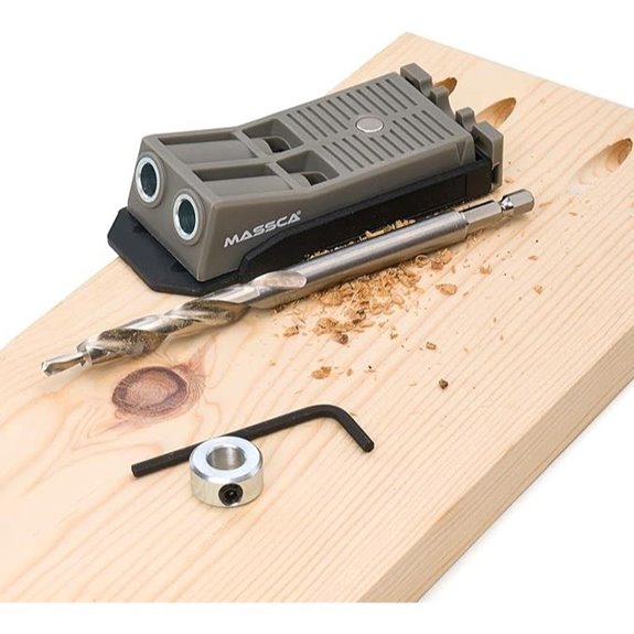 Massca Twin Pocket Hole Jig Kit for Woodworking