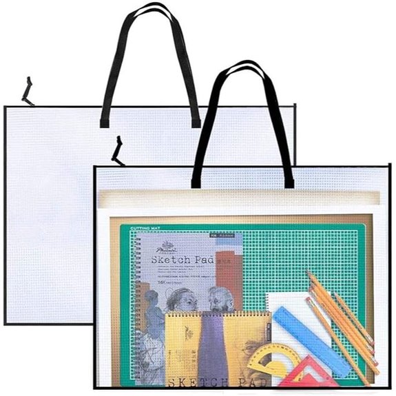 Opret 2 Pack Art Portfolio Bags with Handle