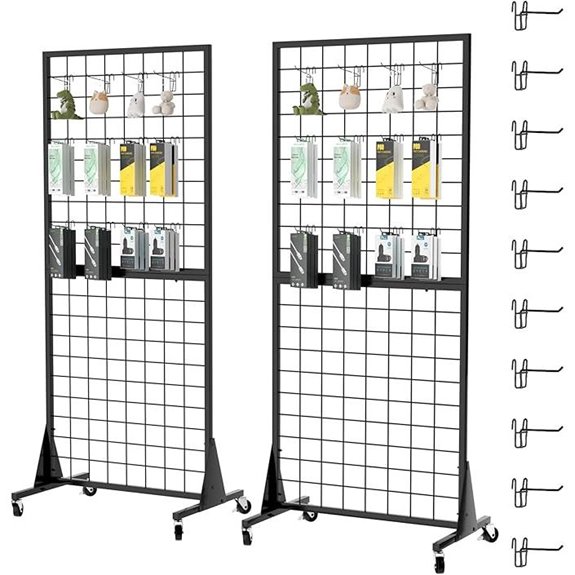 2-Pack 2'x5.5' Gridwall Display Panels