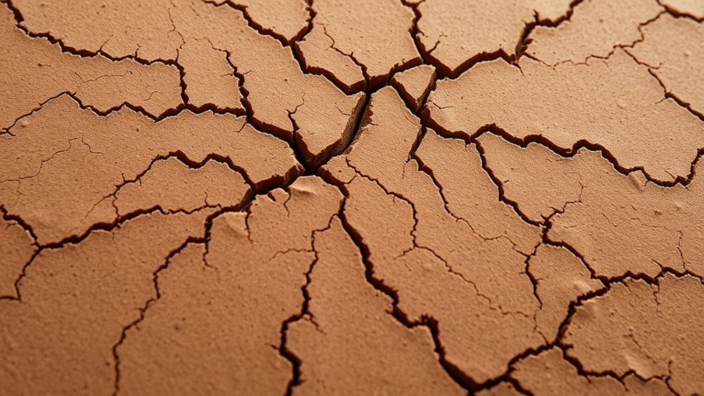uneven drying causes cracks