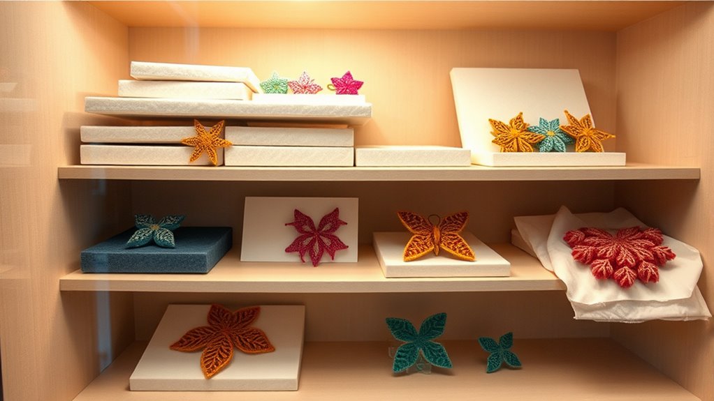 use acid free preservation materials