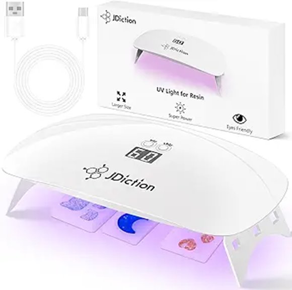 JDiction UV Resin Light with LED Display