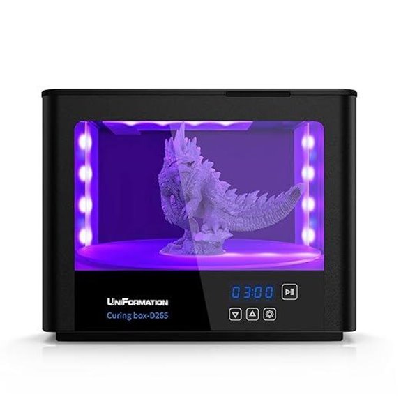 UV Curing Machine with Turntable for 3D Prints