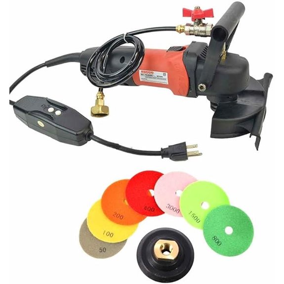 Hardin 4 Variable Speed Polisher & Diamond Pad Set