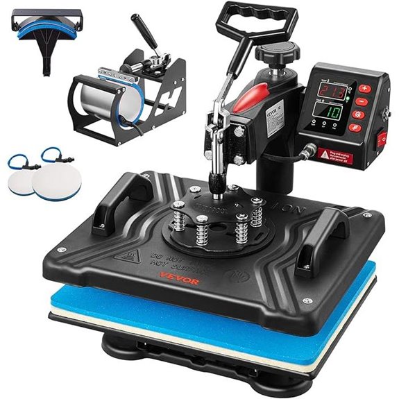 VEVOR 5-in-1 12x15 Heat Press Machine