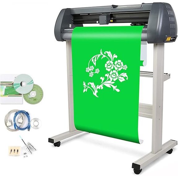 Vinyl Cutter Plotter Machine with Stand and Paper Feed