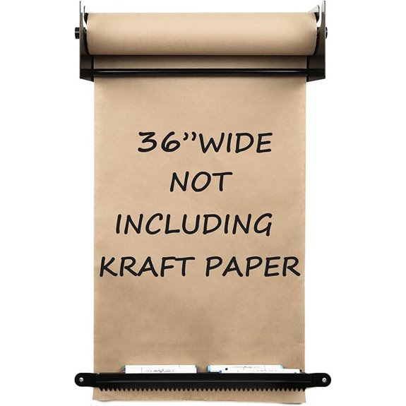 Wall Mount Kraft Paper Dispenser with Cutter