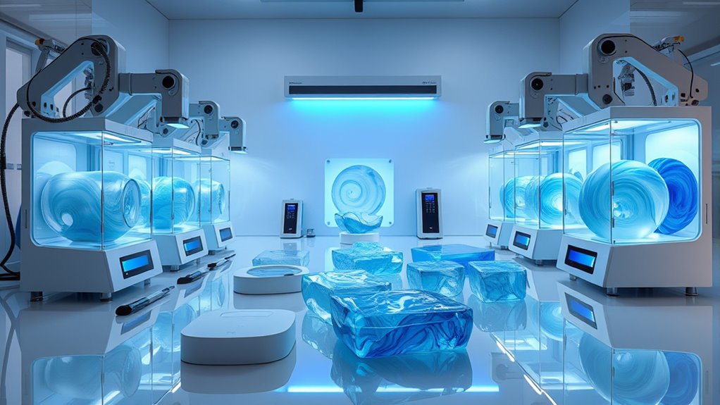 wash and cure station considerations