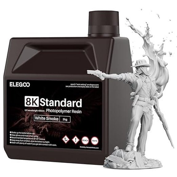 ELEGOO 8K Water Washable Resin for 3D Printing