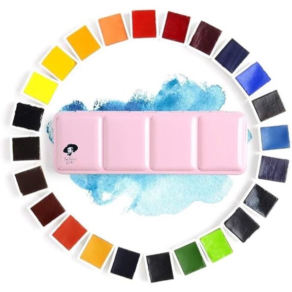 Paul Rubens Watercolor Paint Set with Metal Box