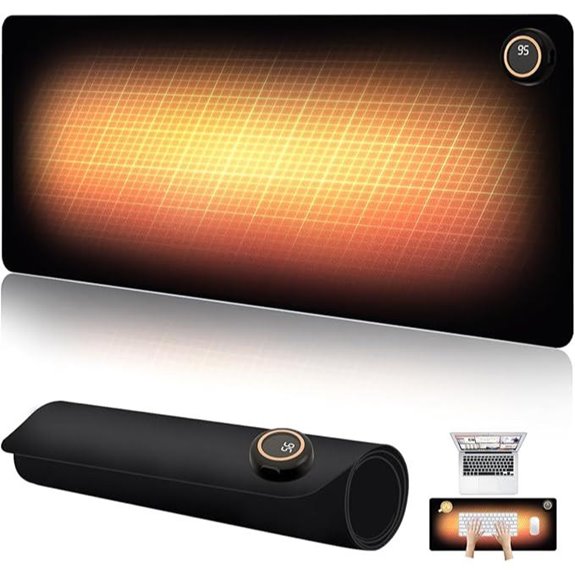 Heated Desk Pad with Auto Shut-Off and Waterproof