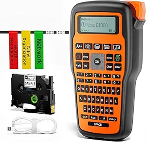 Vixic Waterproof Industrial Label Maker with Tape
