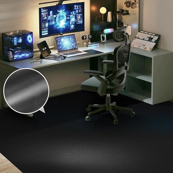 Waterproof Office Chair Mat for Hardwood Floors
