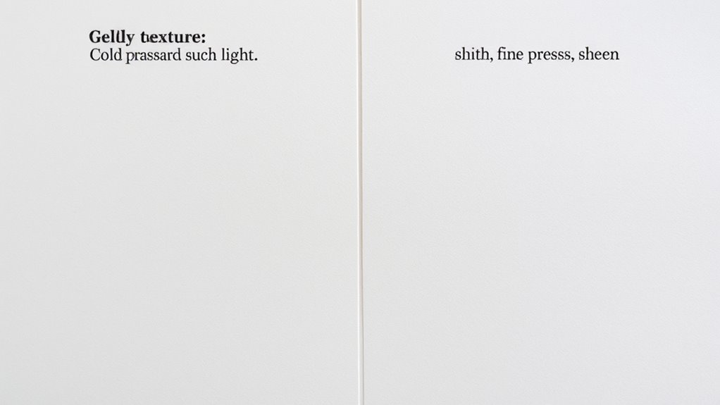 waterweight and texture choices