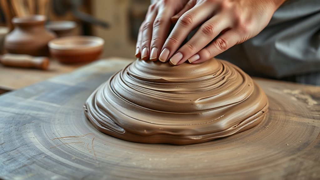 wedge clay for consistency