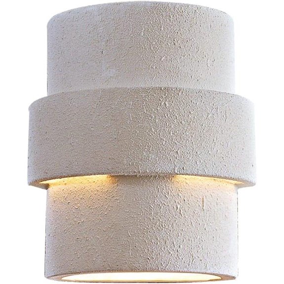 white ceramic wall light
