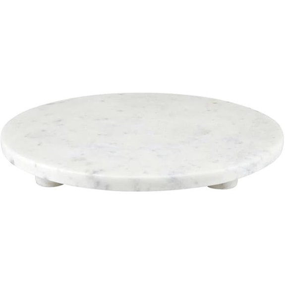 Santa Barbara Marble Serving Board 12 White Tray