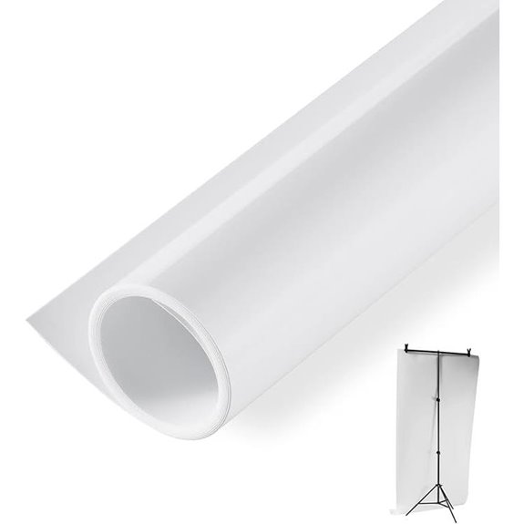 Meking PVC White Backdrop for Photography Studio