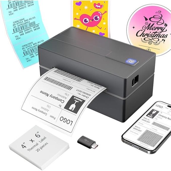 wireless bluetooth label printer