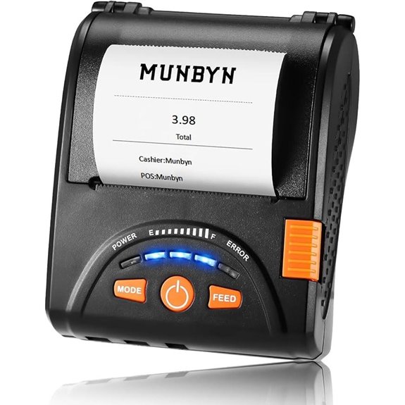MUNBYN Bluetooth 58mm Wireless Thermal Receipt Printer