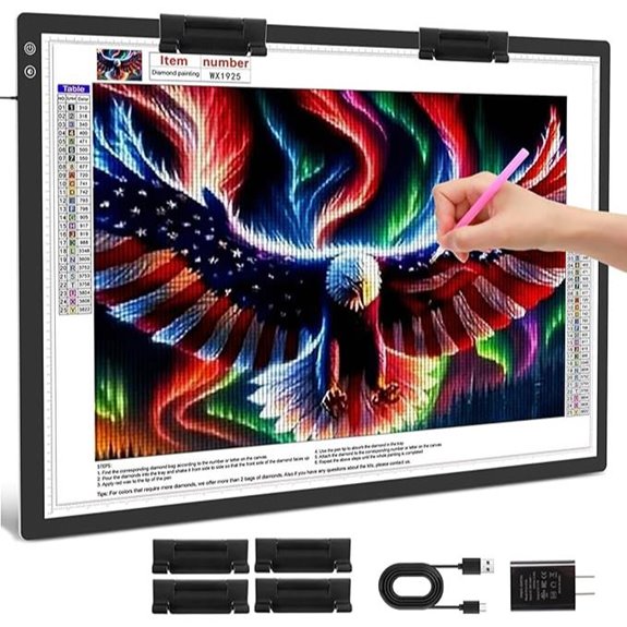 Rechargeable A1 Light Pad for Diamond Painting