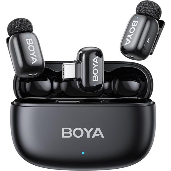 BOYA Mini 2 Wireless Lavalier Microphone for Smartphones