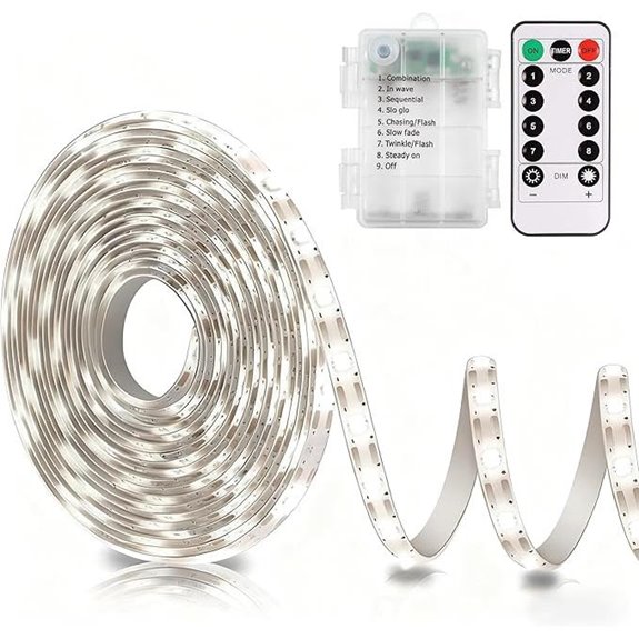 Echosari Battery LED Strip Lights with Remote