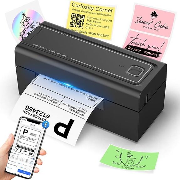 Bluetooth Thermal Label Printer for Shipping & Small Business