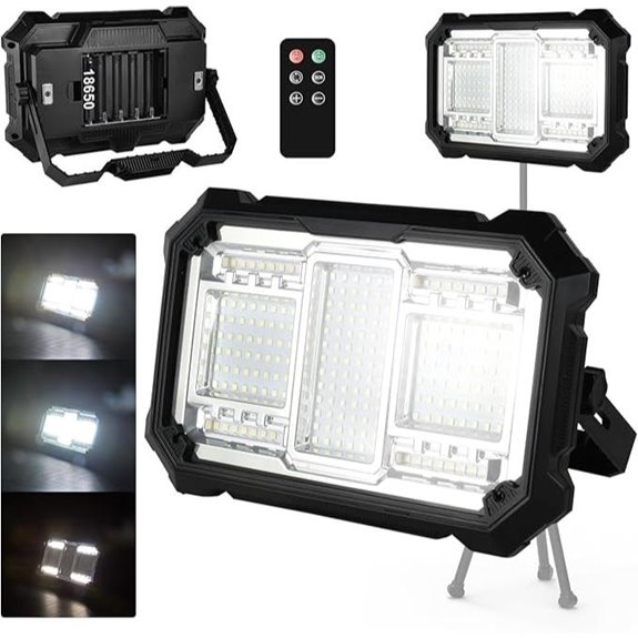 Portable LED Work Light with Remote and Waterproof