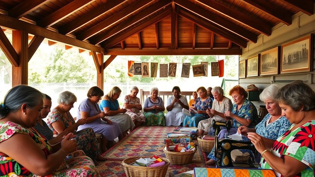 women s quilting as community bonding