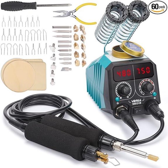 YIHUA 939D-VII Wood Burning Kit with Nibs