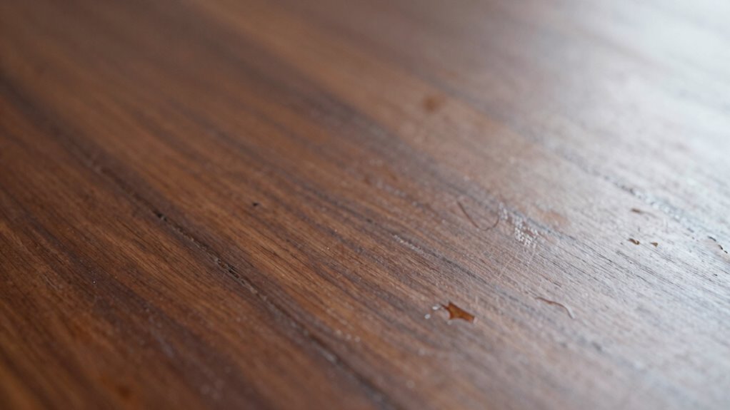 wood finish cloudiness causes
