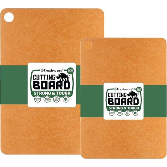 Freshware Wooden Cutting Board Set 2 Pieces