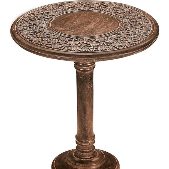 Wooden End Table for Living Room