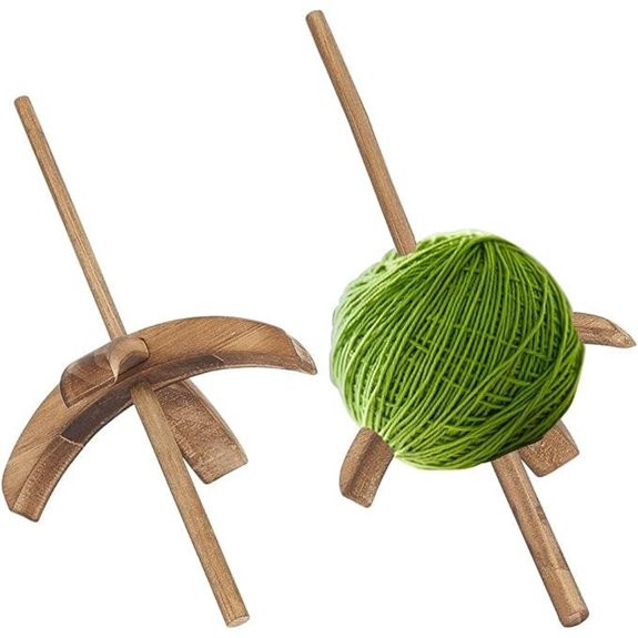 PandaHall Wood Drop Spindle for Yarn Spinning