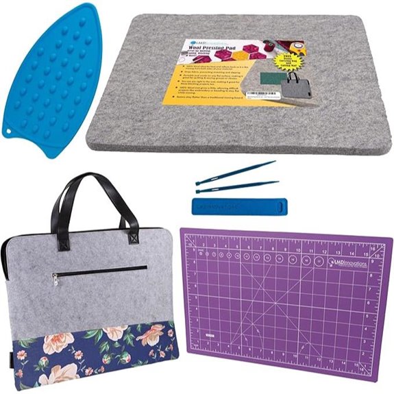 New Zealand Wool Quilting Pressing Mat with Accessories